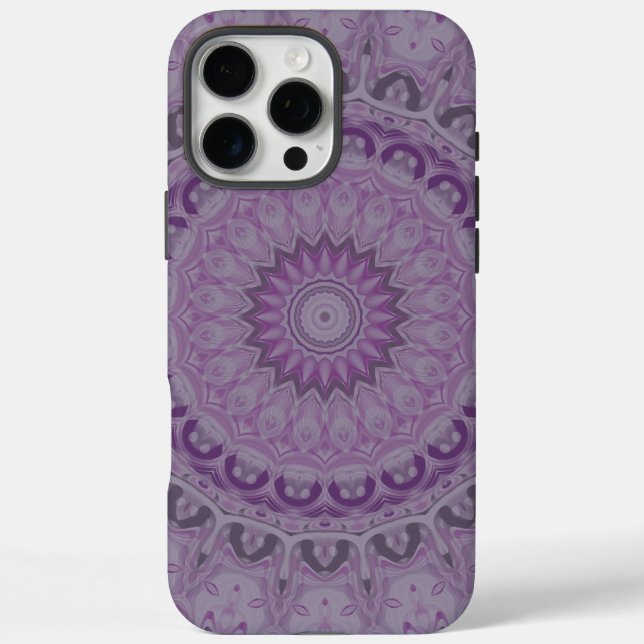 Coques Case-Mate iPhone Rêve d'aquarelle Mandala dans les tons violets (Verso)