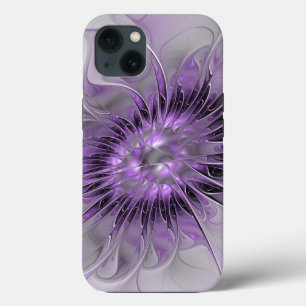Case-Mate iPhone Case Rêve de fleur de lavande Art fractal abstrait mode