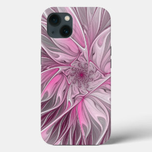 Case-Mate iPhone Case Rêve de fleur rose fractal, Motif d'Imaginaire flo