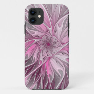 Case-Mate iPhone Case Rêve de fleur rose fractal, Motif d'Imaginaire flo