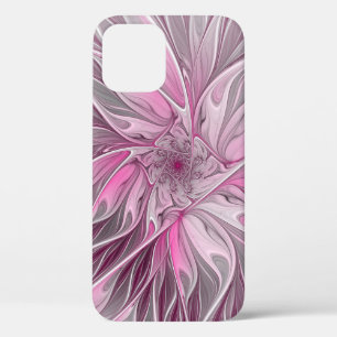 Case-Mate iPhone Case Rêve de fleur rose fractal, Motif d'Imaginaire flo