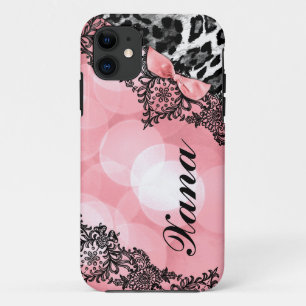 Coques Pour iPhone Rêve de léopard de 311 pêches dans l'arc de fau