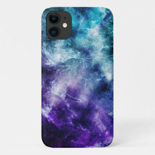 Case-Mate iPhone Case Rêve de marbre violet Turquoise de la Galaxie de l