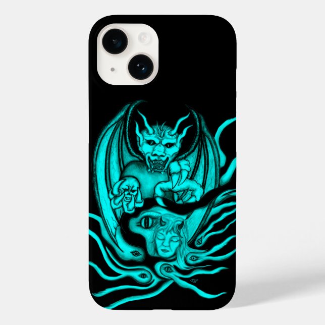 Coques Case-Mate iPhone Rêve de minuit - démons (Verso)