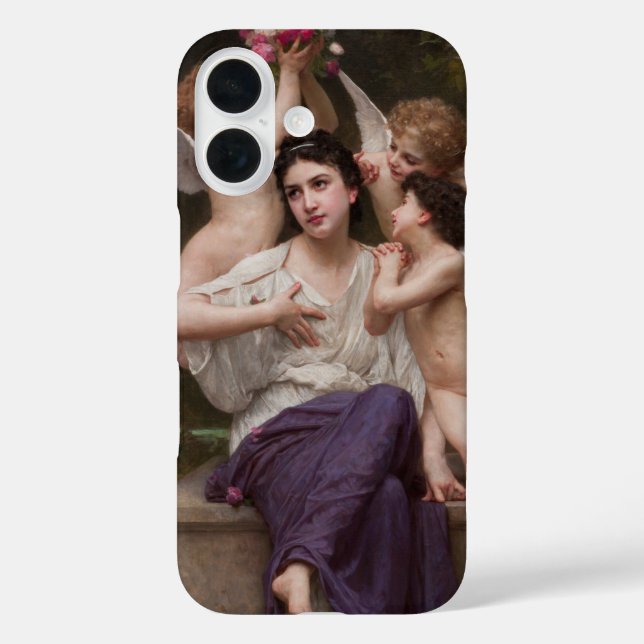 Coques Case-Mate iPhone Rêve de Printemps, Dream of Spring par Bouguereau (Verso)