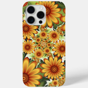 Coque Case-Mate iPhone Rêve Floral, Art Fractal Moderne Abstrait Fleur