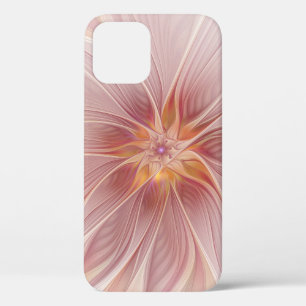 Case-Mate iPhone Case Rêve floral rose doux Fleur d'art fractal Abstrait