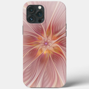 Case-Mate iPhone Case Rêve floral rose tendre Art fractal abstrait Fleur