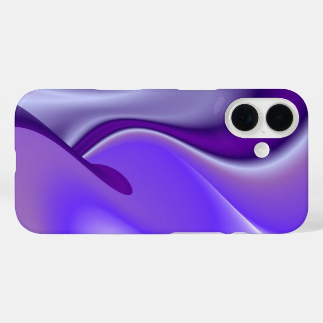 Coques Case-Mate iPhone Rêve Violet, Abstrait Fantastique Arc-en-Ciel-Art (Verso (horizontal))