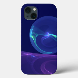 Case-Mate iPhone Case Rêve Violet Bleu Lumineux Art Fractal Abstrait