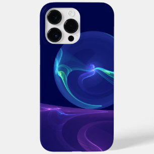 Coque Case-Mate iPhone Rêve Violet Bleu Lumineux Art Fractal Abstrait