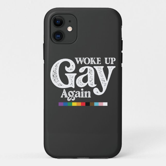Coques Case-Mate iPhone Réveillez Gay Soutenez à nouveau LGBT Pride (Dos)