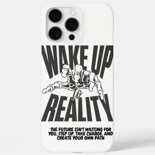 Coques Case-Mate iPhone Réveillez-vous avec la réalité (Verso)