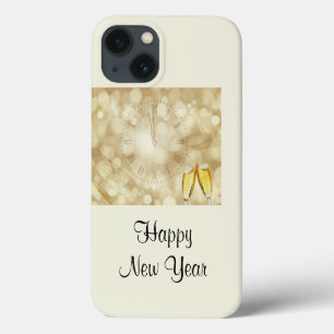 Case-Mate iPhone Case Réveillon du Nouvel An avec lunettes de champagne