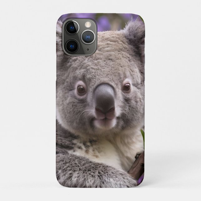 Coques Case-Mate iPhone "Rêver dans le violet : Un Koala dans un arbre Jac (Dos)