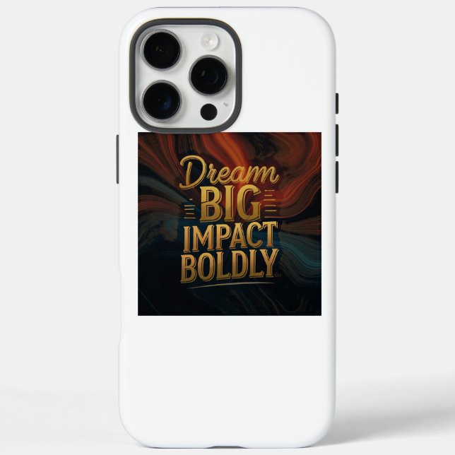 Coques Case-Mate iPhone Rêver un grand impact audacieux (Verso)