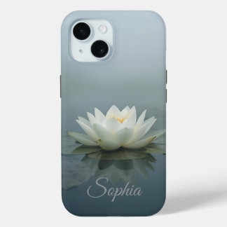 Coque Case-Mate iPhone Reverie tranquille - Lys d'eau blanche dans Mis du