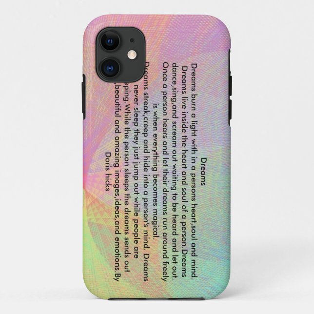 Coques Case-Mate iPhone Rêves (Dos)