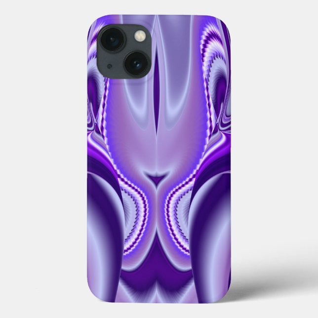 Coques Case-Mate iPhone Rêves arc-en-ciel à fleurs violettes (Verso)