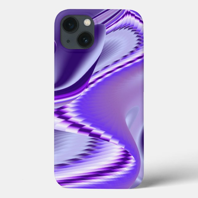 Coques Case-Mate iPhone Rêves arc-en-ciel à fleurs violettes (Verso)
