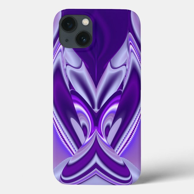 Coques Case-Mate iPhone Rêves arc-en-ciel à fleurs violettes (Verso)