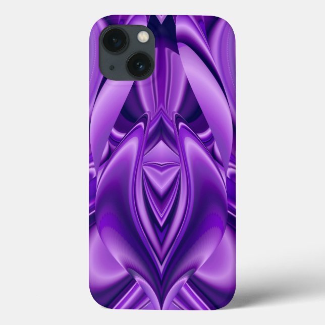 Coques Case-Mate iPhone Rêves arc-en-ciel à fleurs violettes (Verso)