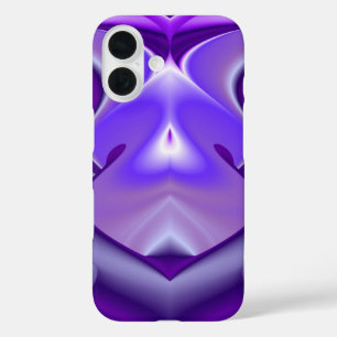 Coques iPhone 16 Rêves arc-en-ciel à fleurs violettes