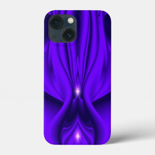 Case-Mate iPhone Case Rêves arc-en-ciel à fleurs violettes, deux étoiles