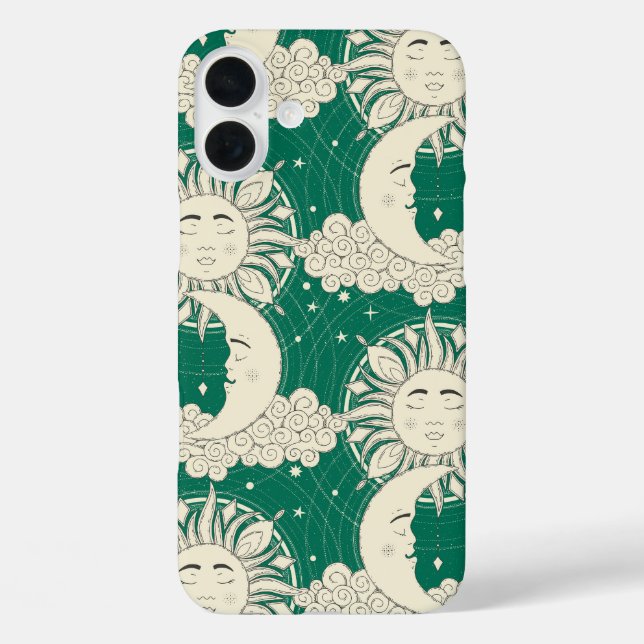 Coques Case-Mate iPhone rêves bohèmes verts (Verso)
