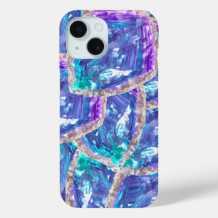 Coque Case-Mate iPhone Rêves cristallins : Améthyste et fusion Aqua