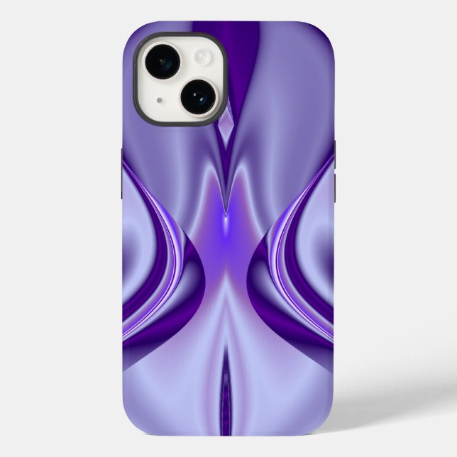 Coques Case-Mate iPhone Rêves de fleurs violettes (Verso)
