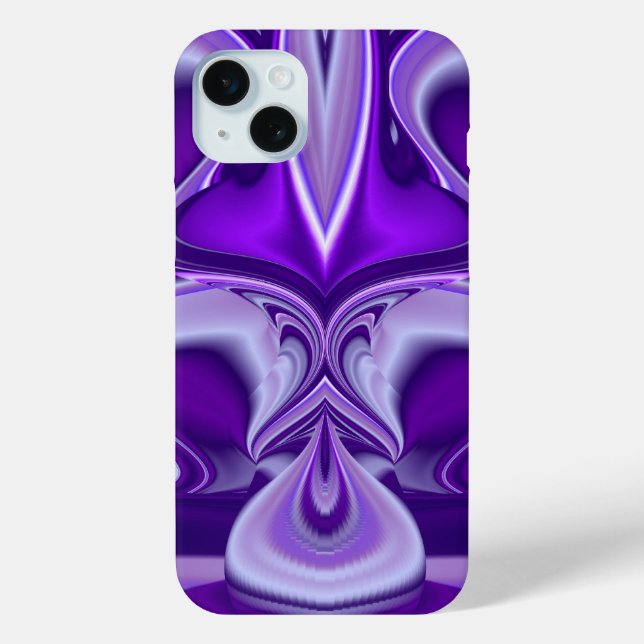 Coques Case-Mate iPhone Rêves de fleurs violettes (Verso)