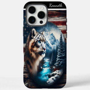 Coque iPhone 16 Pro Max Rêves de léopard des neiges