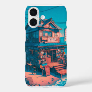 Coque Pour iPhone 16 Rêves Lofi au Bord de Mer