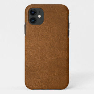 Case-Mate iPhone Case Revêtement Brown en cuir de vache