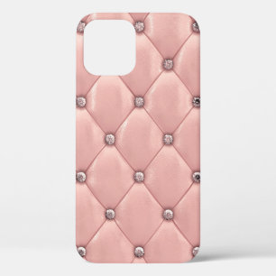 Case-Mate iPhone Case Revêtement en cuir Satiné rose pâle
