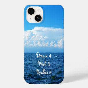 Coque Case-Mate iPhone Rêvez-le, souhaitez-le, réalisez-le citation conce