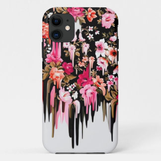 Coques Pour iPhone Revirement, motif floral de fonte
