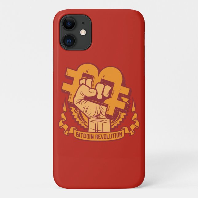 Coques Case-Mate iPhone Révolution de la cryptomonnaie du Bitcoin (Dos)