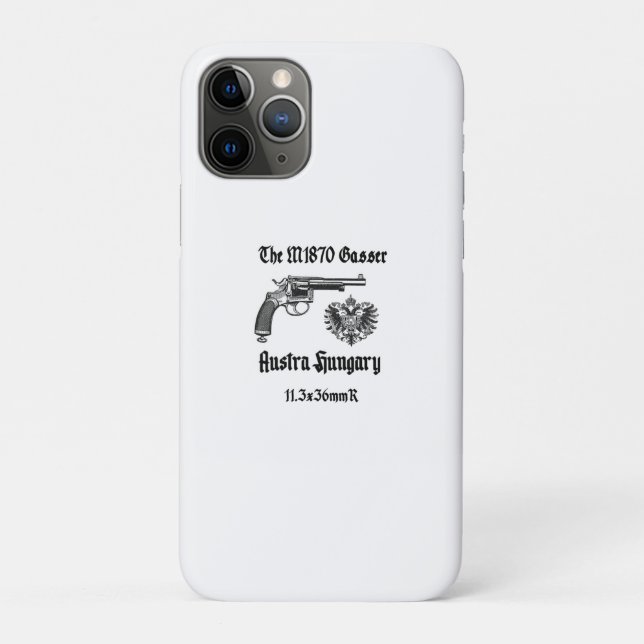 Coques Case-Mate iPhone Revolver Gasser d'Autriche-Hongrie WWI (Dos)