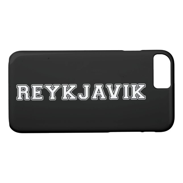 Coques Case-Mate iPhone Reykjavik Islande (Dos (Horizontal))