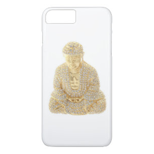 Coques Pour iPhone Rhinestone Bouddha Or