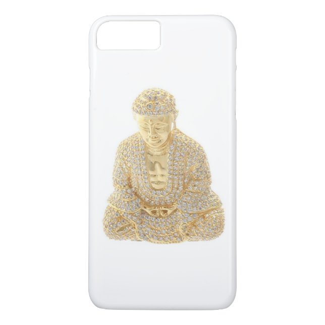 Coques Case-Mate iPhone Rhinestone Bouddha Or (Dos)