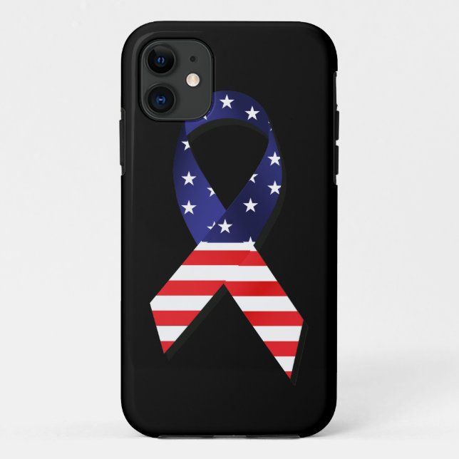 Coques Case-Mate iPhone Ribbon USA (Dos)