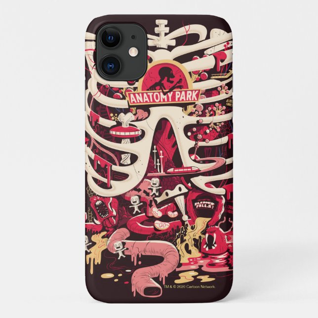 Coques Case-Mate iPhone RICK ET MORTY™| Anatomy Park Rib Cage (Dos)