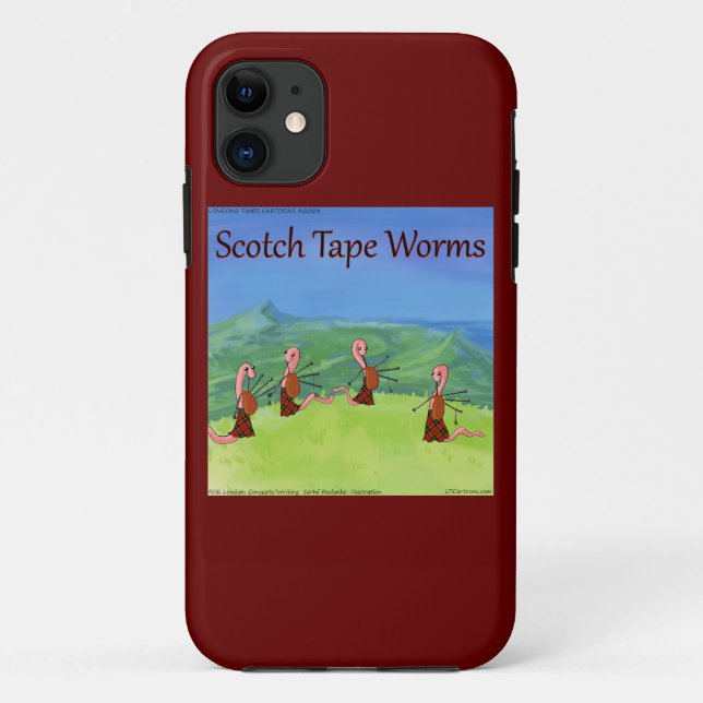 Coques Case-Mate iPhone Rick London Vers de l'Écosse Drôle (Dos)