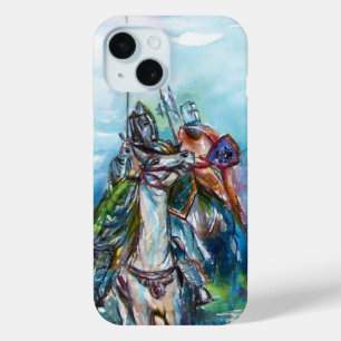 Coque Pour iPhone 15 RIDERS DANS LA TEMPÊTE Chevaliers Médiévaux Horseb