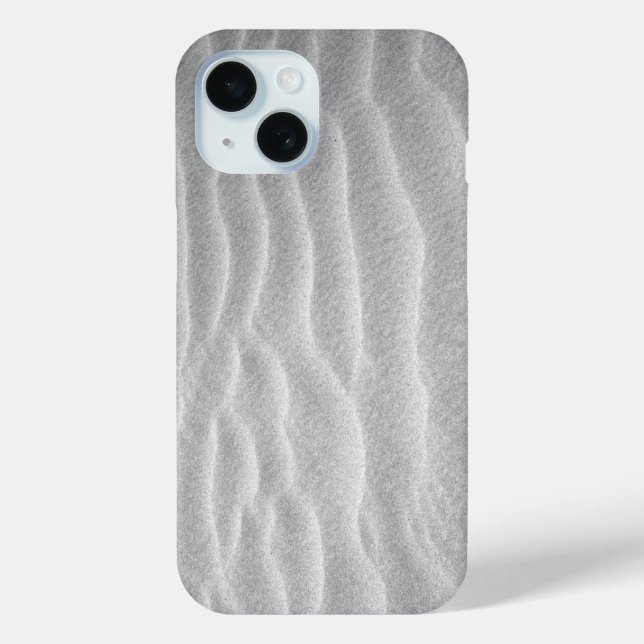 Coques Case-Mate iPhone Rides de sable noir et blanc (Verso)