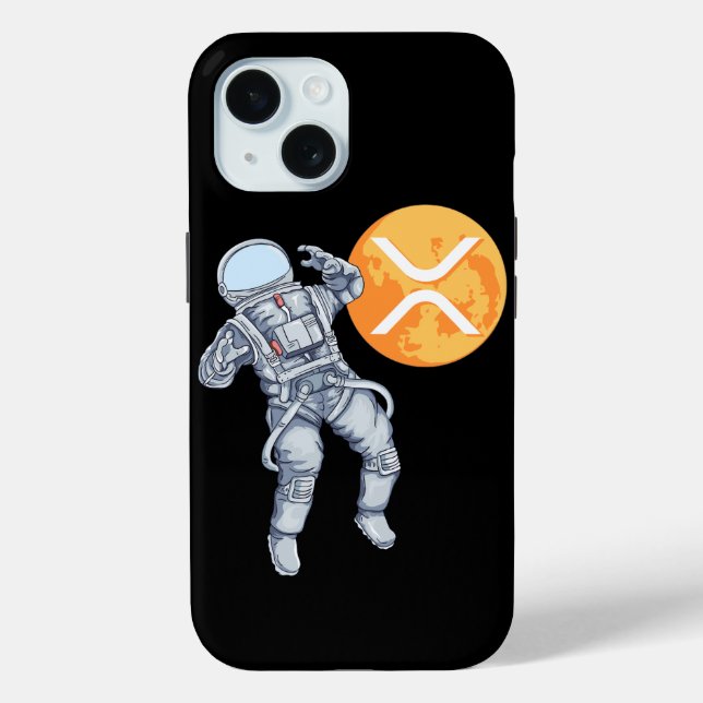 Coques Case-Mate iPhone Ripple XRP Cryptodevise -Astronaute de Crypto (Verso)