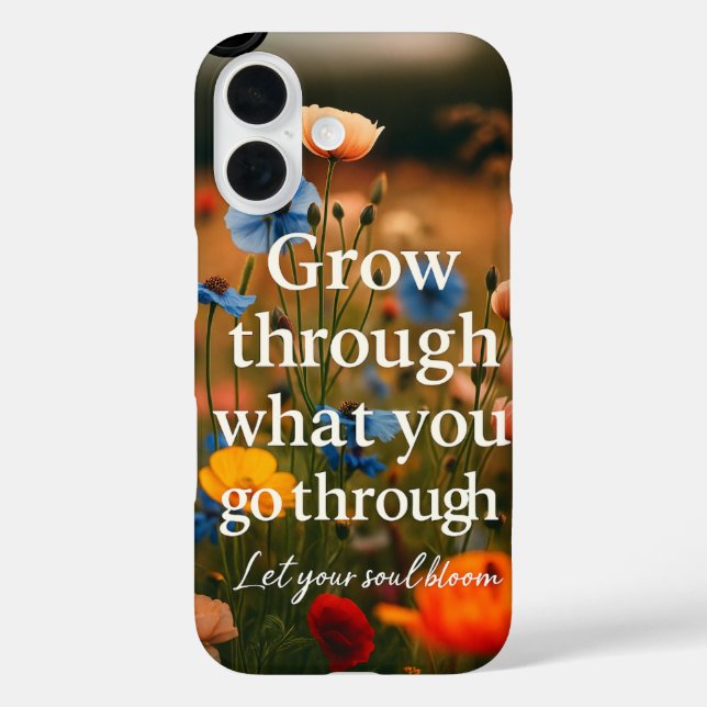 Coques Case-Mate iPhone "Rise & Shine" Motivational Quote iPhone Cover  (Verso)